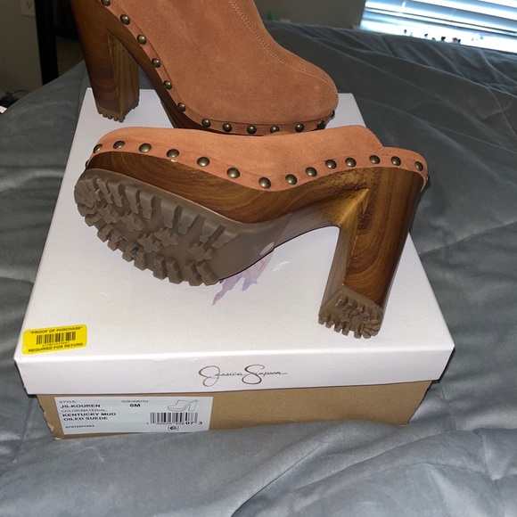 Jessica Simpson Kenucky Mud Oiled Suede - Picture 2 of 6